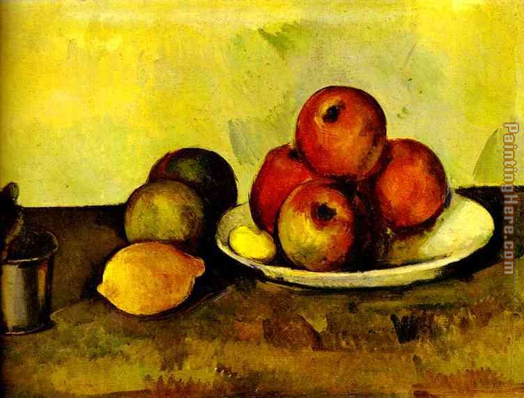 Still-life with Apples painting - Paul Cezanne Still-life with Apples art painting